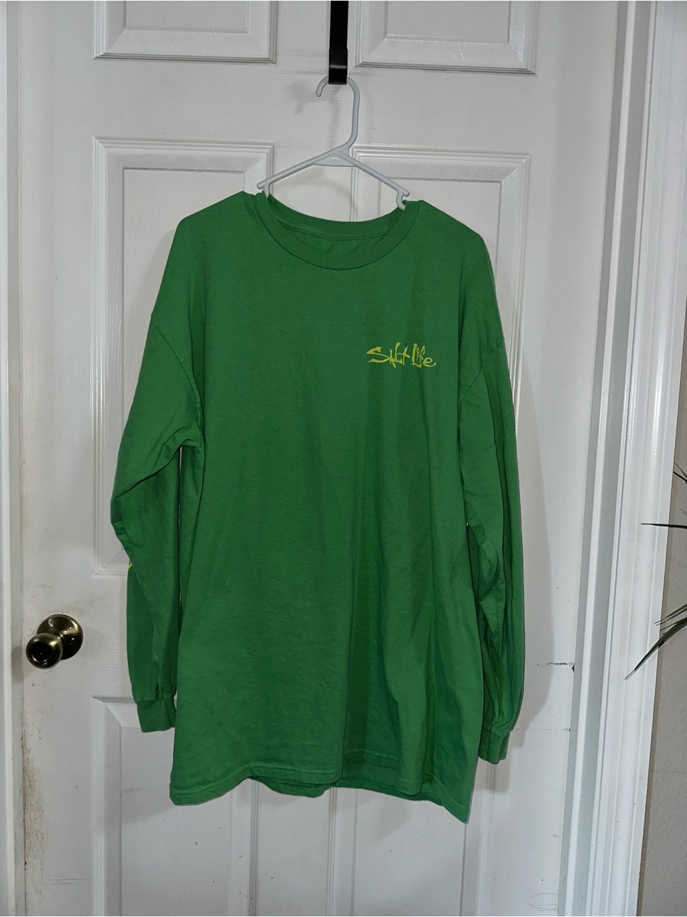 Salt Life Green Shirt Size XL